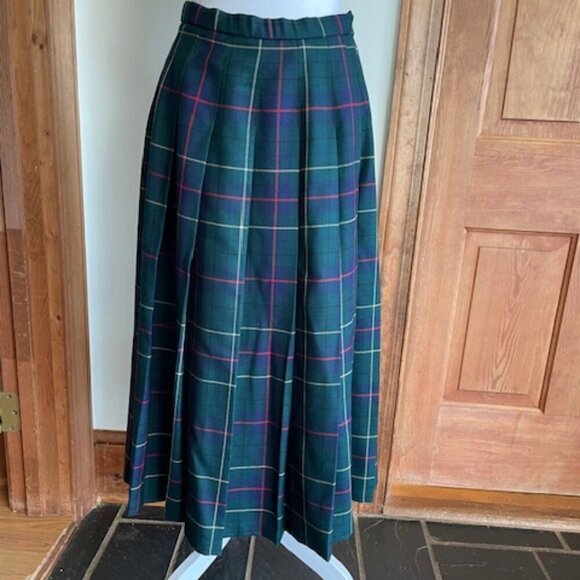Pendleton Dresses & Skirts - PENDLETON Heritage Tartan Wool Plaid Pleated Midi Skirt Vintage